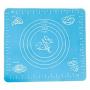 Generic Silicone Non-stick Scale Rolling Dough Mat Liner Baking-Blue