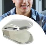 Generic Hip Hop Grills Top Bottom Single Tooth CAPs For Teeth Mouth Silver
