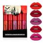 TEAYASON 5Pcs Mini Matte Lip Gloss Waterproof Lipstick