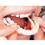 Generic Soft Silicone  Upper Lower  Teeth Cover False Teeth