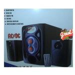 Ampex 2.1CH SubWoofer Bluetooth Speaker-AC/DC,FM,SD,USB