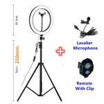 Generic 10 Inch Light + 2M Tripod +Mic+Remote+Remote Clip