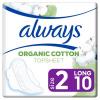 Always Organic Cotton Protection Ultra 10 Sanitary Pads With Wings