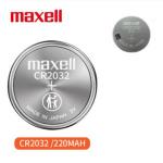 Maxell 2 Pcs CR2032 3V Button Battery, Original 220mAh