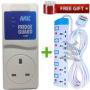 MK Fridge Guard -white+Free 5 -way Extension Cable.