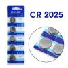 Generic CR2025 Lithium Cell Coin Button Battery 5pcs