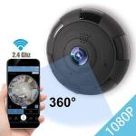 Generic 1080p Hidden Camera 360 Degree Panoramic WiFi Fisheye CCTV