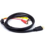 Generic DOONJIEY HDMI-compatible Male To 3 RCA AV