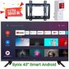 Synix 43` FULL HD ANDROID TV; YOUTUBE, NETFLIX 43T730+FREE TV GUARD, Wall Bracket