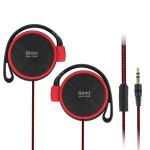 Generic Wired Headset 3.5mm Ear Hook Student Surround Gaming Earbud Red