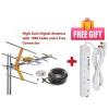 Generic Digital TV Aerial + 10mtr Cable +4way Extension