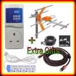 MK Fridge Guard+ Digital TV Aerial Antenna + Free 4 Way Power Extension, Hdmi Cable