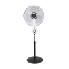 Mika MFS1622/WB Stand Fan, FANCY, 16” – White & Black