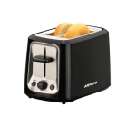ARMCO APT-2B1000B(SS) – 2 Slice Pop-Up Toaster, 850W, Stainless Steel.