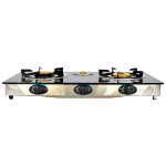 Bruhm BGC-BT3G 3 Burner Glass Table Top Gas Cooker