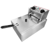 ARMCO ADF-S60(SS), 6.0L Stainless Steel housing Deep Fryer, 2500W.