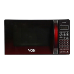 Von VAMG-20DGB Microwave Oven with Grill, 20L