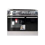 Bruhm BGC-9642NGX 4 Gas + 2 Electric Standing Cooker, Inox