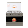 Von F9E50E2/ F9E42G2.IL.S/ VAC9F042WX 4 Gas + 2 Electric Cooker, Stainless Steel