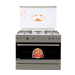 Von F9E50E2/ F9E42G2.IL.S/ VAC9F042WX 4 Gas + 2 Electric Cooker, Stainless Steel