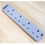 ARMCO AEE-4EC1 – 4 Way Extension Socket with Surge Protection