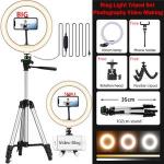 Generic 26cm Selfie Ring LED Light + TWO Stand Tripod