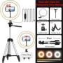 Generic 26cm Selfie Ring LED Light + TWO Stand Tripod