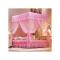 Generic Mosquito Net With Metallic Stand- Pink- 4*6, 5*6, 6*6