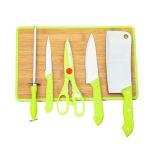 Rashnik Wooden Chopping Board With BUTCHER KNIFE As Picture - 6pcs