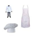 Generic Chef Jacket Plus Apron And Cap