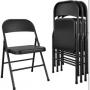 Generic Leather Foldable Work Office Upright Chair