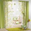 Generic Flower Floral F Door Window Curtain Drape Panel Scarf Voile