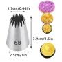 Generic 13 Styles Large Icing Piping Nozzles For Decorating Cake