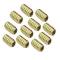 Generic 10Pcs Wood Insert Interface Screws Thread Bolts Nuts Drawers Cupboards
