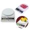 Generic Digital Kitchen Scale 10kg Max - White