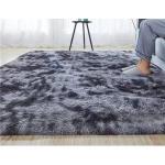 Fluffy 7 By 8 Luxurious Soft Fluffy Carpet - Area Warm Rugs - GREY
