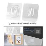 Generic Double-sided Self Adhesive Wall-Sticking Hooks No Traces