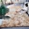 Fluffy 7 By 8 Luxurious Soft Fluffy Carpet - Area Warm Rugs - BROWN