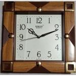 Rikon QUARTZ SMALL SQUARE WALL CLOCK MODEL #581