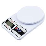 Generic 10000g LCD Digital Kitchen Tool  Food Weighing Scales -White