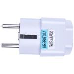 Generic White Travel Plug Travel Adapter US / UK to EU plug 10A 250V