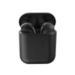 Fashion InPods12 Macaron Wireless Bluetooth 5.0 Touch Control Sports Earphones Earbuds-Black