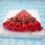 Generic Creative 10 Pcs Single Stem Artificial Rose Soap Made Flowers Decoration Gift-Red