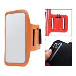 Generic Wrist Armband Breathable Mobile Phone Holder Orange