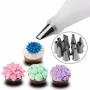 Generic 16Pcs/Set Flower Icing Nozzles Decoration Baking Tools
