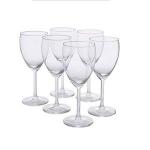 Generic 6 Wine Glasses - Clear