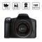 Generic Small SLR Video Camcorder Handheld Camera 16 Million Pixel HD 1080P Digital DV Zoom Camera Support Take Pictures TV Output Black