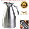 Annov Coffee Pot Stainless Steel Kettle 2L1 Spoon 1fork