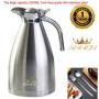 Annov Coffee Pot Stainless Steel Kettle 2L1 Spoon 1fork
