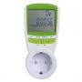 Generic EU Electric Energy Power Meter Watt Current Voltage Volt Amp Frequency Monitor Analyzer 230V 50Hz Analysis Instruments